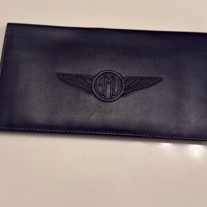 GMV Black Leather Wallet